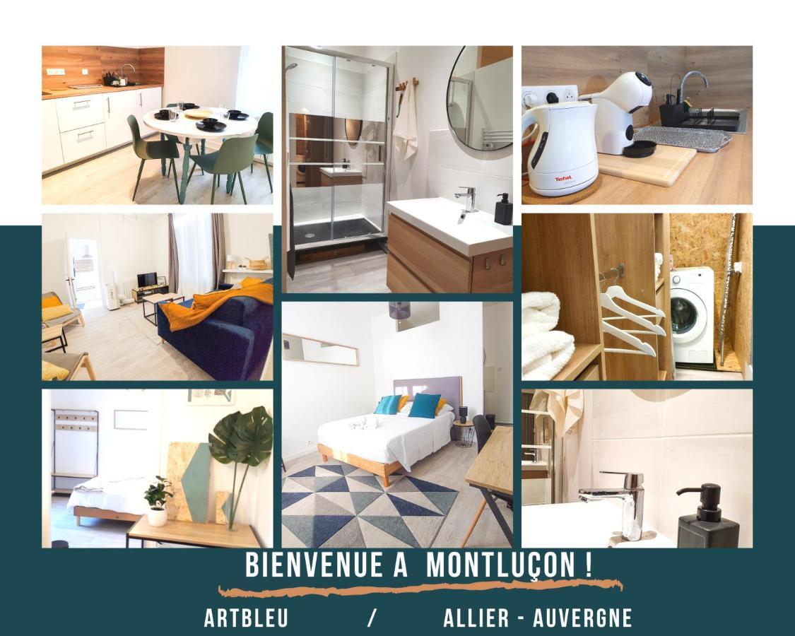 Artbleu -Tout Confort - Ideal Pros - Proche Commerces 몽뤼꽁 외부 사진